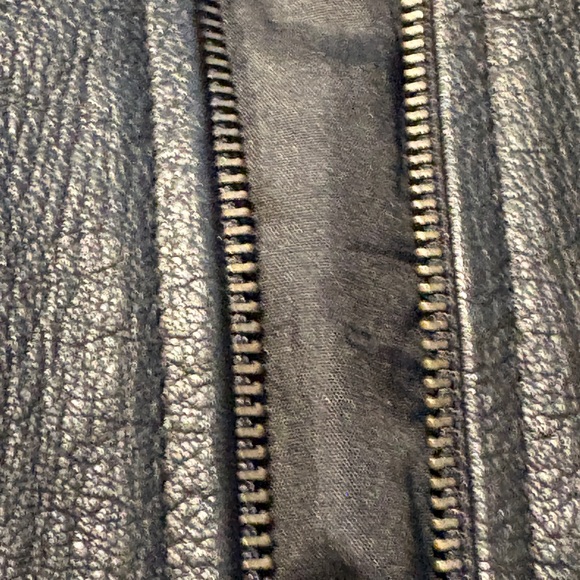 Rare VTG 1994 Popeye leather moto jacket with bold racing-style details Size XL - Picture 13 of 15